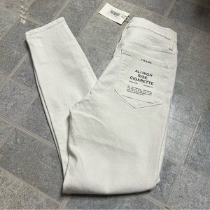 NWD Frame Denim Ali High Waist Cigarette Crop Skinny Jeans